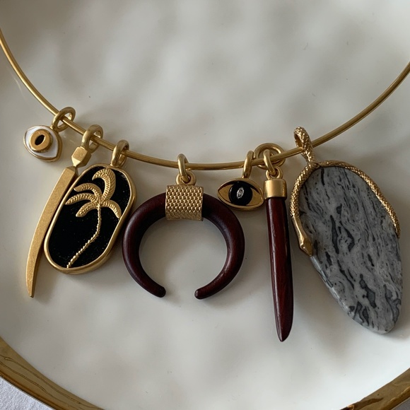 India Hicks Tribal Snake & Stone Charm - Picture 13 of 13